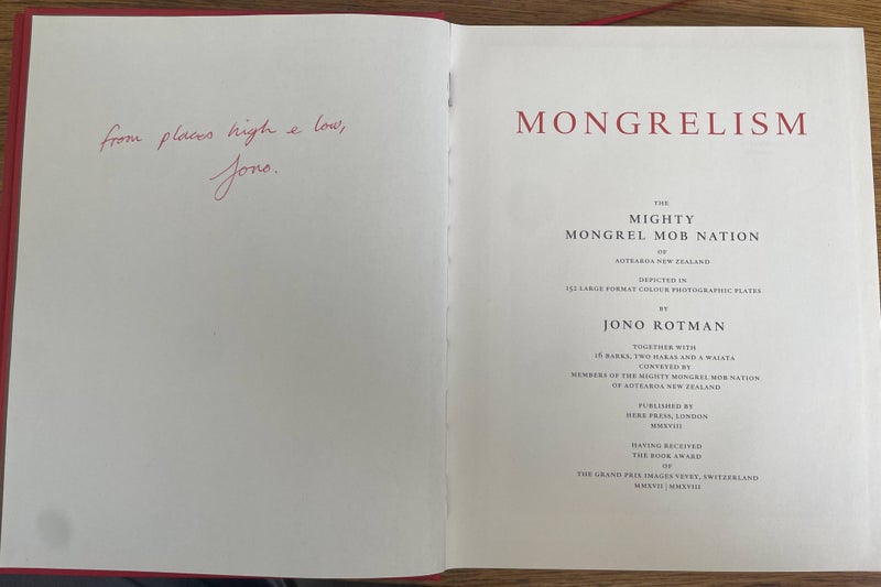 Mongralism - Jono Rotman - signed book Carousel 2