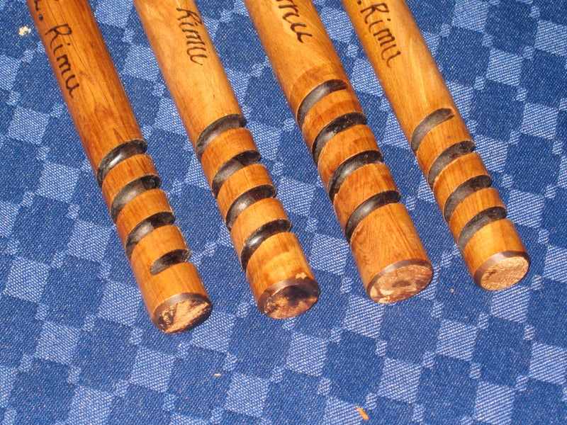 4 x Rimu Pens - Individually Handcafted From Recycled NZ Rimu Native Timber Carousel 5