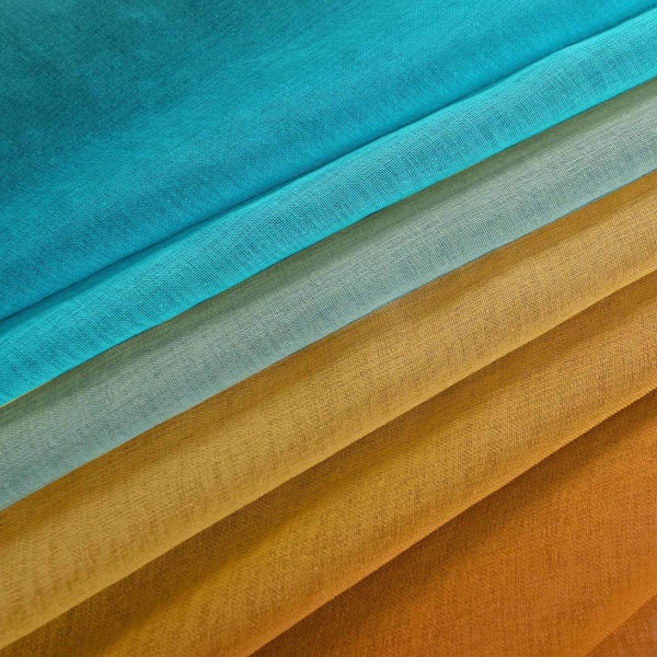 2 Pack Bedroom Curtains 78/106 inch Length Sheer Curtain Rod Pocket Drapes Carousel 6