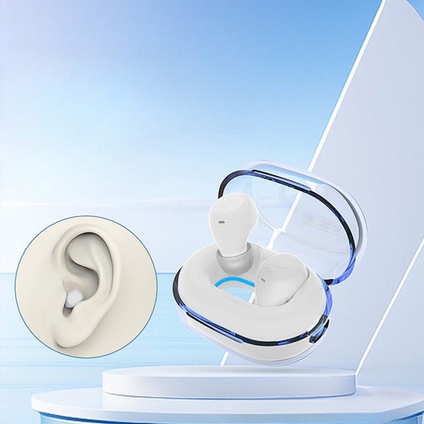 Wireless Mini Spacecraft Low Delay Noise Reduction Bluetooth Earphones (Whi Carousel 1
