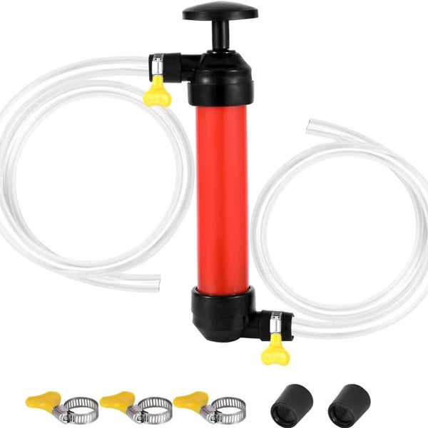 Syphon Pump Kit, Multi-Purpose Fuels Transfer Pump for Oil, Water and Gas, Carousel 1