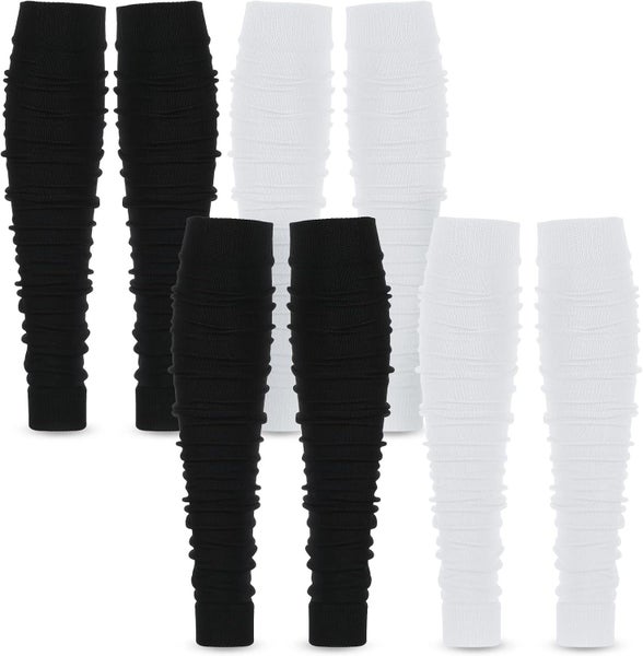 4Pairs Football Leg Sleeves Calf Compression Sleeves Football Scrunch Leg S Carousel 1