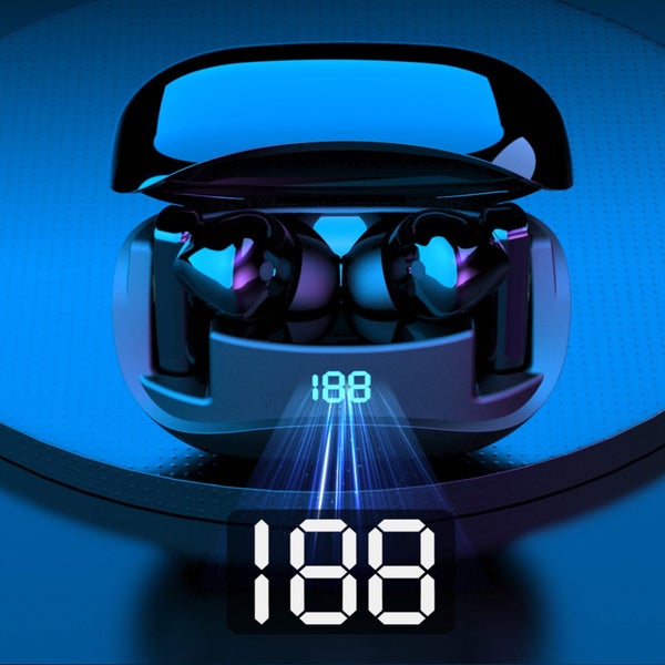 Wireless Bluetooth Earphones Intelligent Digital Display Business High-end Carousel 1