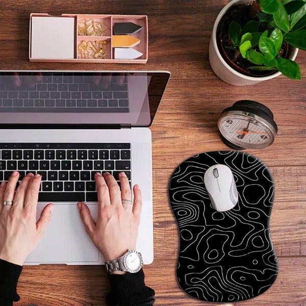 Map Wrist Guard Large Mouse Pad Three-dimensional Soft Wrist Support Game W Carousel 1