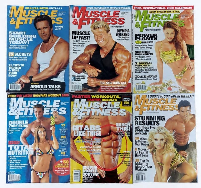 Muscle & Fitness Magazines (1999-2010) Carousel 2