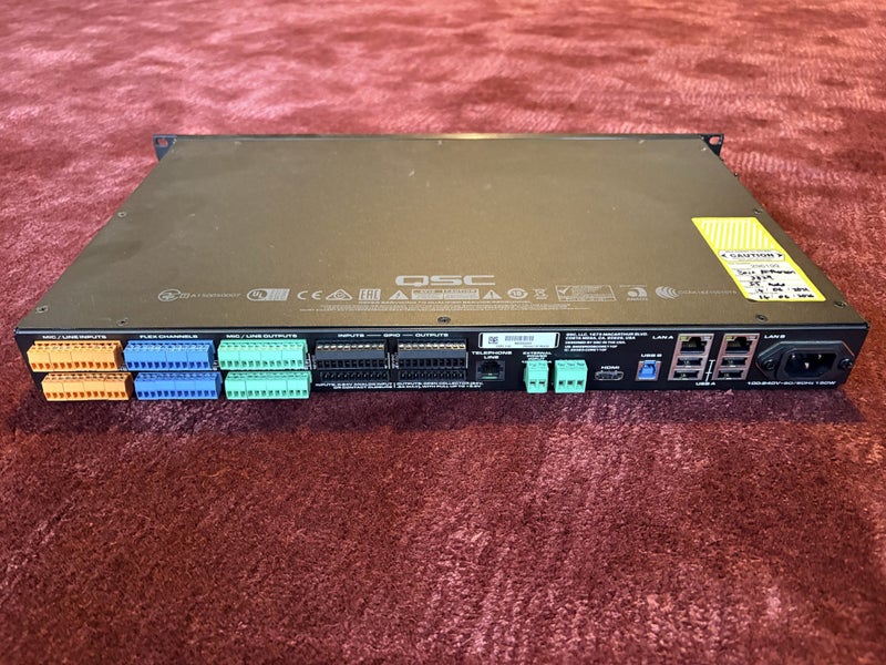 Q-SYS Core 110f – Network + Analog I/O DSP & Control Carousel 2