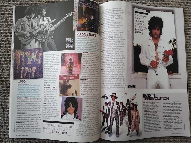 Uncut -August 2018 ( Prince - memories from his collaborators) Carousel 2