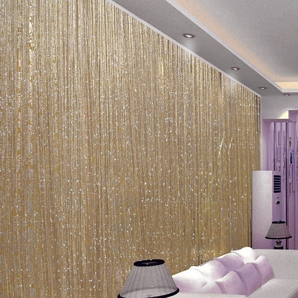 3.28*6.56 ft Door String Curtain Drops Beads Wall Panel Fringe Window Room Carousel 2
