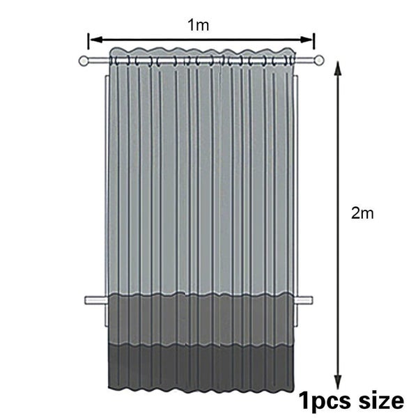 Hollow Star Double Layer Punch Pink & Fruit Green Curtains, 1m x 2m Carousel 2