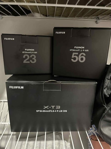 Fujifilm Camera XT3 and Lenses ( 56 mm f1.2 R WR + 23 mm f2 R WR) Carousel 2