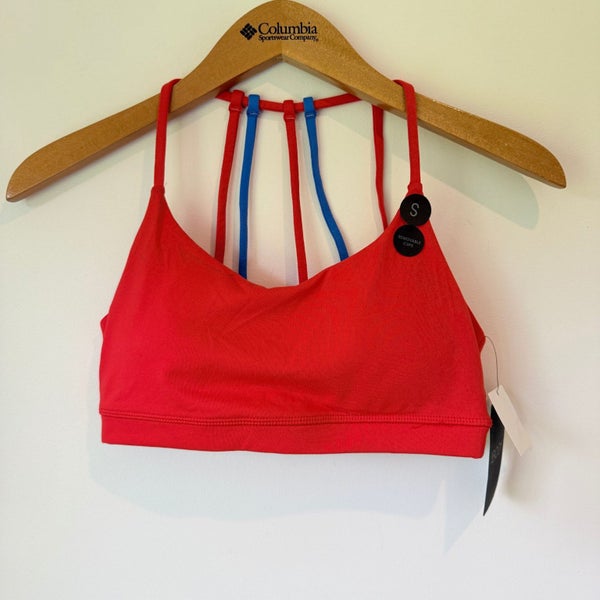 Cotton On Body Essential Strappy Sports Crop Paprika Red Size S Carousel 1