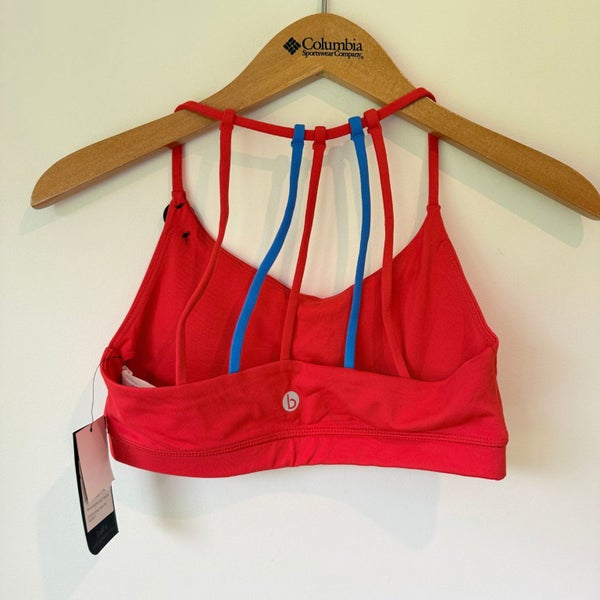 Cotton On Body Essential Strappy Sports Crop Paprika Red Size S Carousel 2