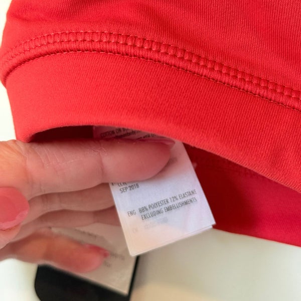 Cotton On Body Essential Strappy Sports Crop Paprika Red Size S Carousel 6