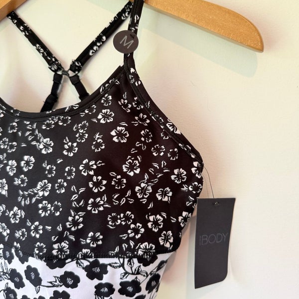 Cotton On Body Longline Studio Crop Tossed Poppy Mono Size M Carousel 2