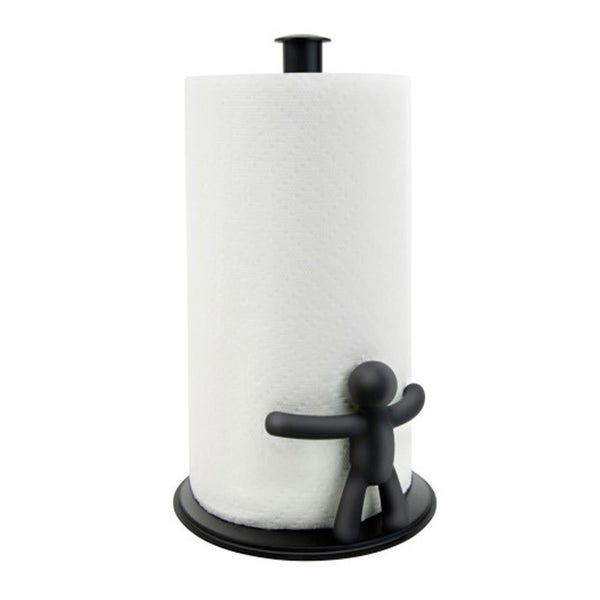 Umbra Buddy Paper Towel Holder Black Carousel 1