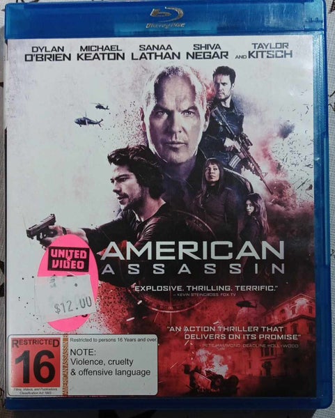 AMERICAN ASSASSIN BLU RAY