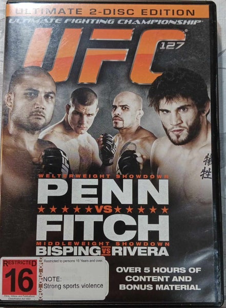UFC 127 5 HRS 2 DVD