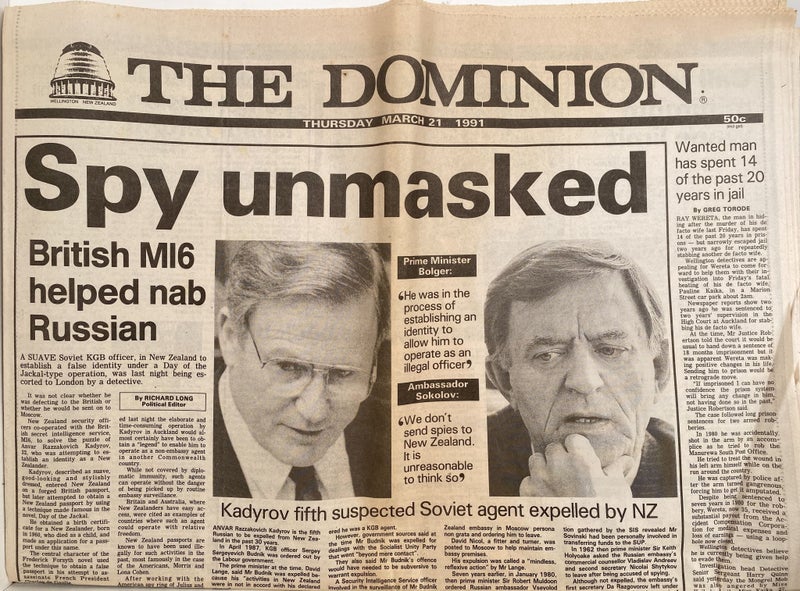 OLD NEWSPAPER: The Dominion, Wellington - Thursday, 21 March 1991 Carousel 1