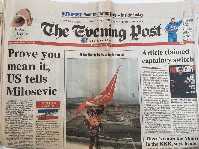 OLD NEWSPAPER: The Evening Post, Wellington - Friday, 4 June 1999 Carousel 1