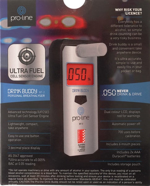 Breathalyzer Drink Buddy Pro-line BT-2 - 700 uses Carousel 2