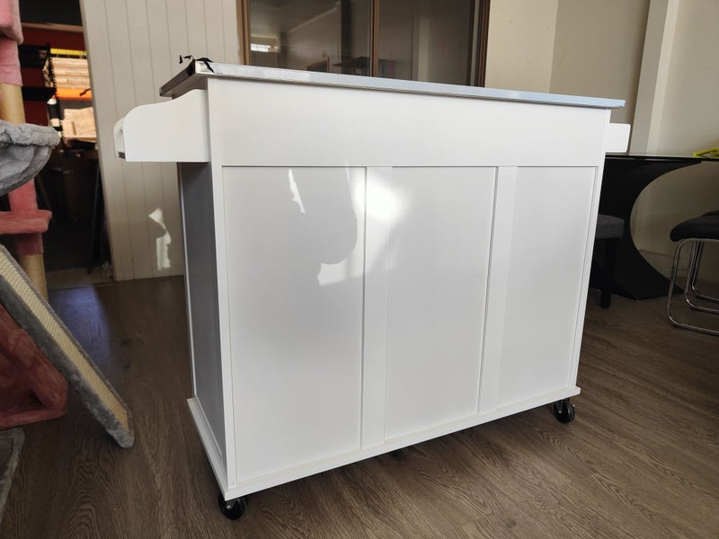 Large Kitchen Island with Storage Carousel 15