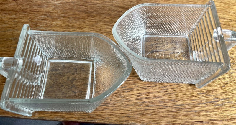 Vintage Ruhr glass German made drawers Carousel 1