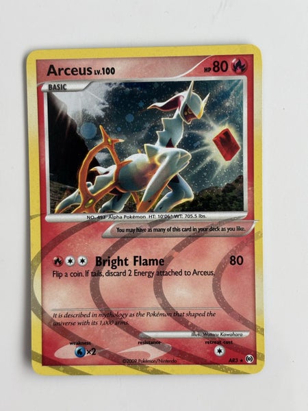 Arceus (AR3) (Platinum Arceus) Holo Rare Pokemon Carousel 1