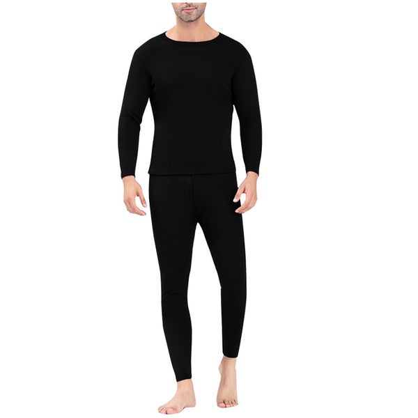 Thermal Underwear for Men, Fleece Lined Long Johns Base Layer Top & Bottom Carousel 2