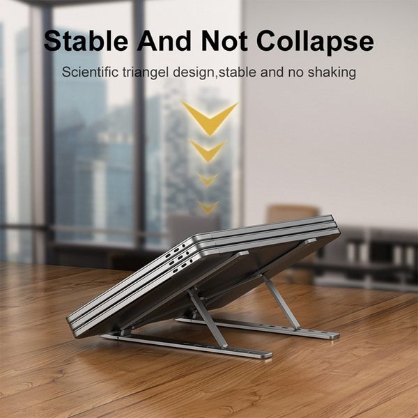 Foldable Aluminum alloy Laptop Stand Adjustable Notebook Holder Tablet Stand Carousel 10