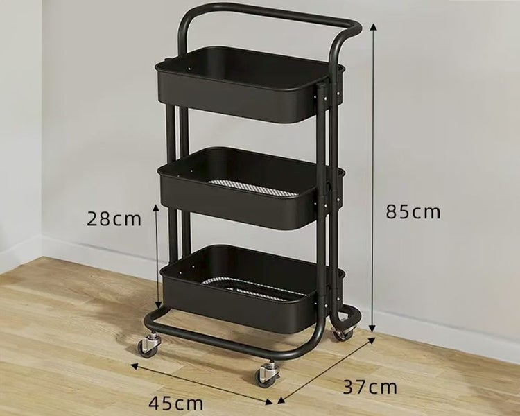 3 Tier Trolley Basket Carousel 10