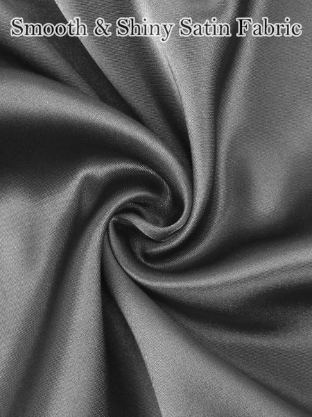 Men's Silk Satin Boxers Underpants Sleep Shorts Underwear, Pajama Bottoms f Carousel 9