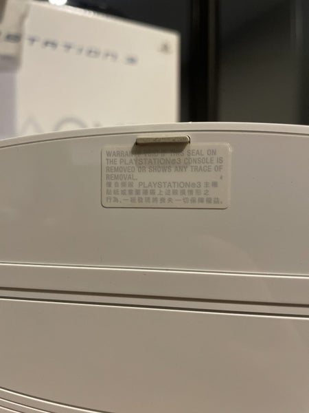 Ceramic white ps3 phat *RARE Carousel 4