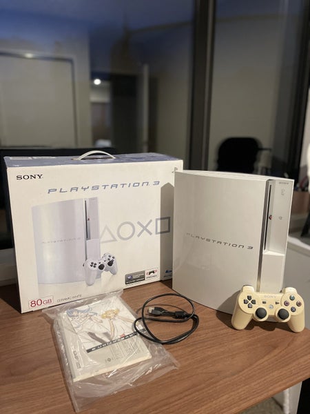 Ceramic white ps3 phat *RARE Carousel 1