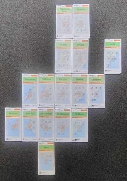 Topographic Maps - 1:50,000 Lower Nth Island Carousel 2