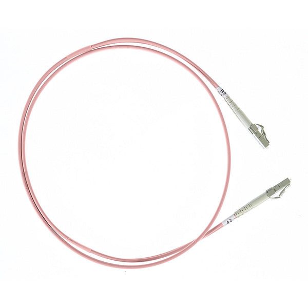 Lc Lc Om1 Multimode Fibre Optic Cable Salmon Pink Carousel 1