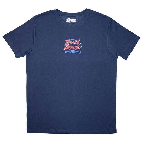 David Bowie 1978 World Tour Mini Logo T Shirt Carousel 1