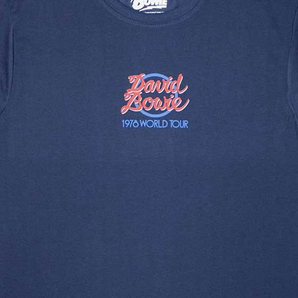 David Bowie 1978 World Tour Mini Logo T Shirt Carousel 2
