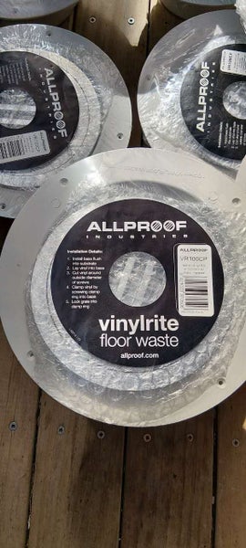 100mm 80mm Allproof Vinyl rite floor waste Carousel 2