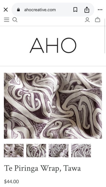 New/ never used organic cotton muslin baby wrap by AHO in Tawa Carousel 3
