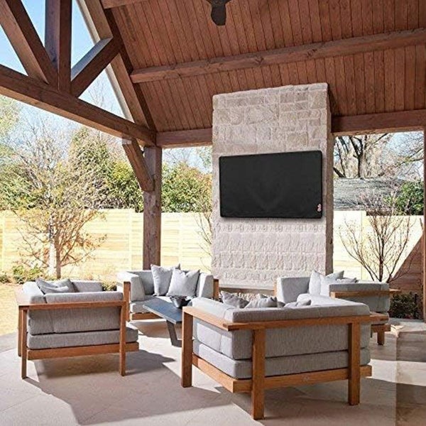 30-65 Inch Dustproof Waterproof TV Cover Outdoor Patio Flat Television Protector Carousel 2