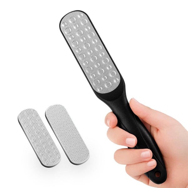 Stainless Steel Foot File Dual-Sided Callus Remover for Cracked Heels Dead Skin Carousel 1