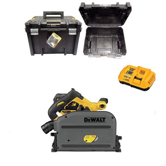 DeWalt Track Saw 6 1/2" with T STACK Box Kit 54/60V Max DCS520 Carousel 1