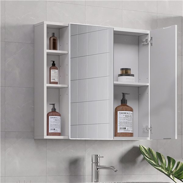 Bathroom Wall Cabinet with Mirror Carousel 1