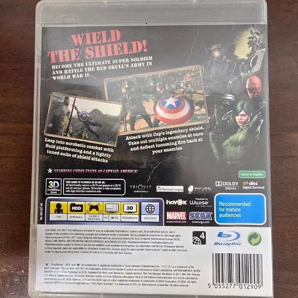 PS3 Captain America Super Soldier - Playstation 3 Carousel 2