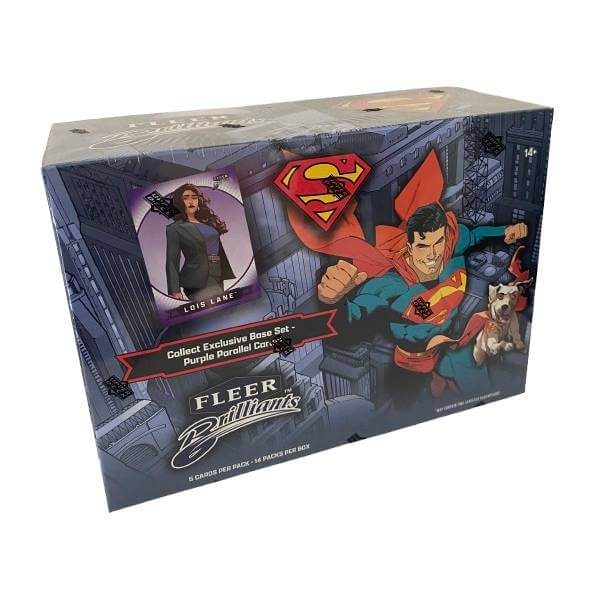 2025 Superman Fleer Brilliants Mega Retail Box Carousel 1