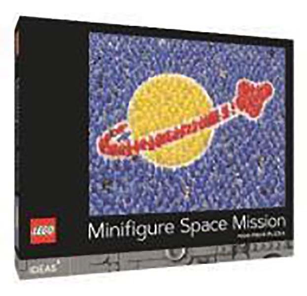 LEGO Minifigure Space Mission 1000-Piece Puzzle Carousel 1