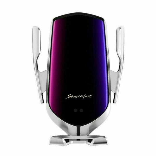 Qi Wireless Charger Car Mount Phone Holder Rack Automatic Clamping Smart Sensor Carousel 1