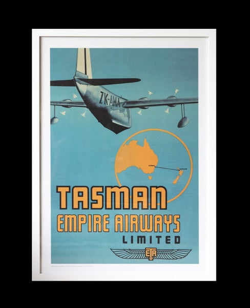 TEAL Aviation Poster — 1946 Vintage Style — Professionally Framed Carousel 1