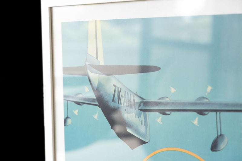 TEAL Aviation Poster — 1946 Vintage Style — Professionally Framed Carousel 2