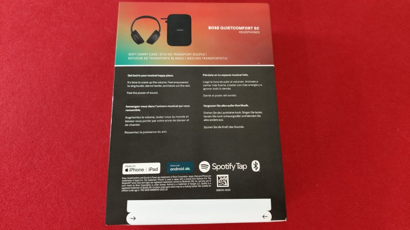 Bose QuietComfort SC Headphones Carousel 2